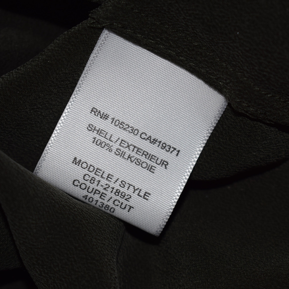 Joie Split Neck Silk Blouse - Picture 6 of 7